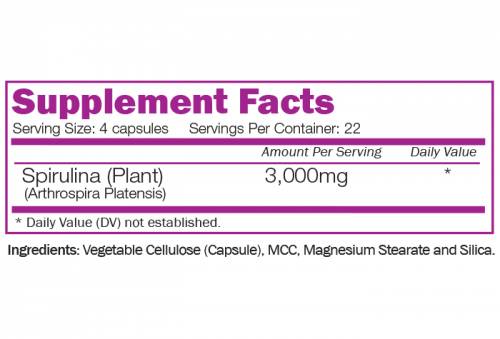 Bio Spirulina 3000 mg 90 kapszula