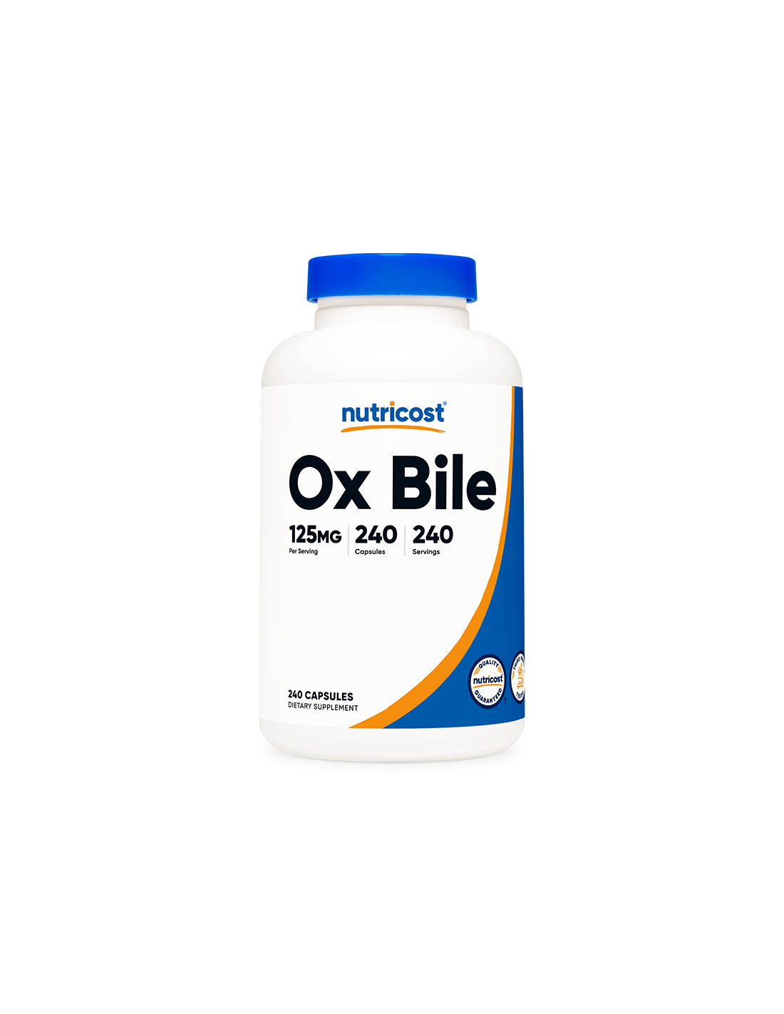 Emésztés - Ökörepe (Ökörepe), 240 <tc>Nutricost</tc> kapszulák