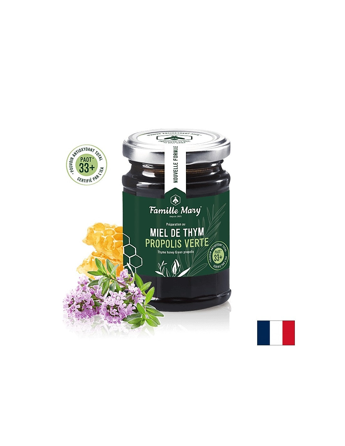 Vadkakukkfű méz + zöld propolisz (PAOT® 33+), 200 g