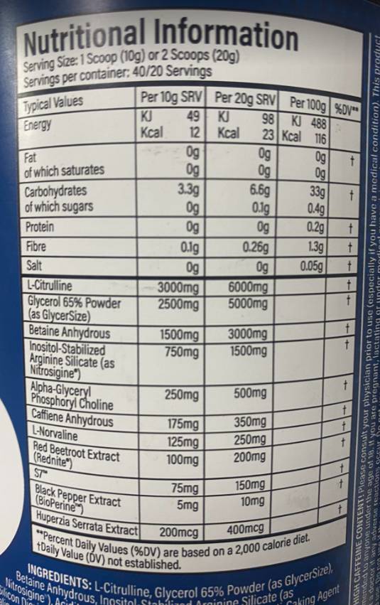 PREpare Pro | Maximum Focus Pre-Workout - 340 gramm