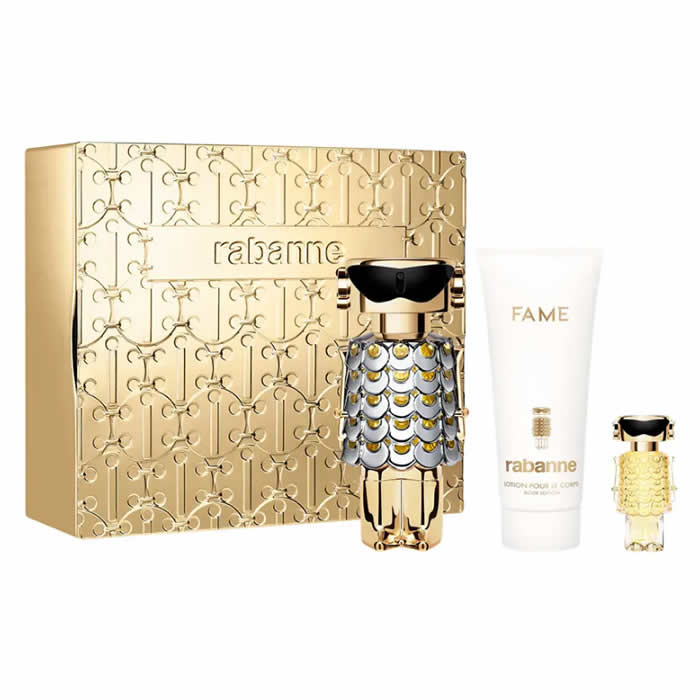 <tc>PACO RABANNE</tc> Fame Eau De Parfüm Spray 80ml Szett 3 Darab