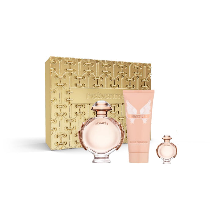 <tc>PACO RABANNE</tc> Olympéa Eau De Parfüm Spray 80ml szett 3 darabos karácsonyi 2023