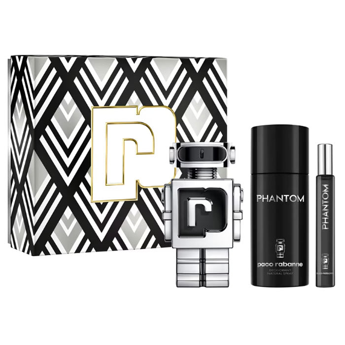 <tc>PACO RABANNE</tc> Phantom Eau de Toilette Spray 100ml Szett 3 db