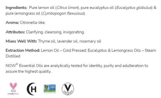 Lemon & Eucalyptus Oil Blend - 30 ml - Nutra Best Europe