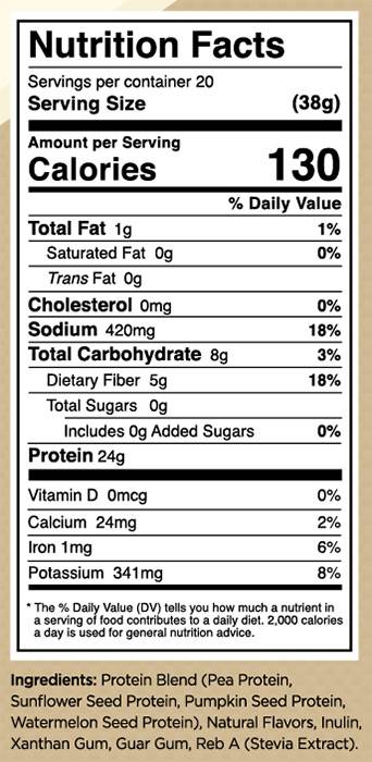 Növényi fehérje | 100% vegán formula - 630 gramm