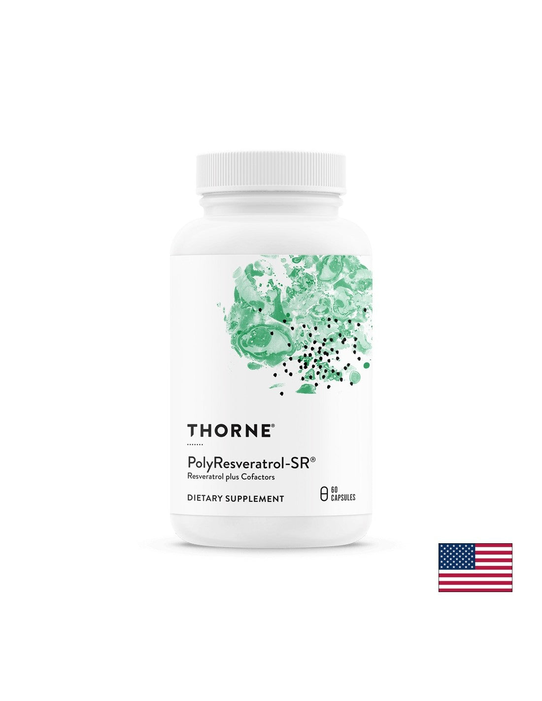 Antioxidáns - PolyResveratrol- SR® Resveratrol + Kofaktorok, 60 <tc>Thorne</tc> E<tc>XTEND</tc>felszabadulású kapszulák