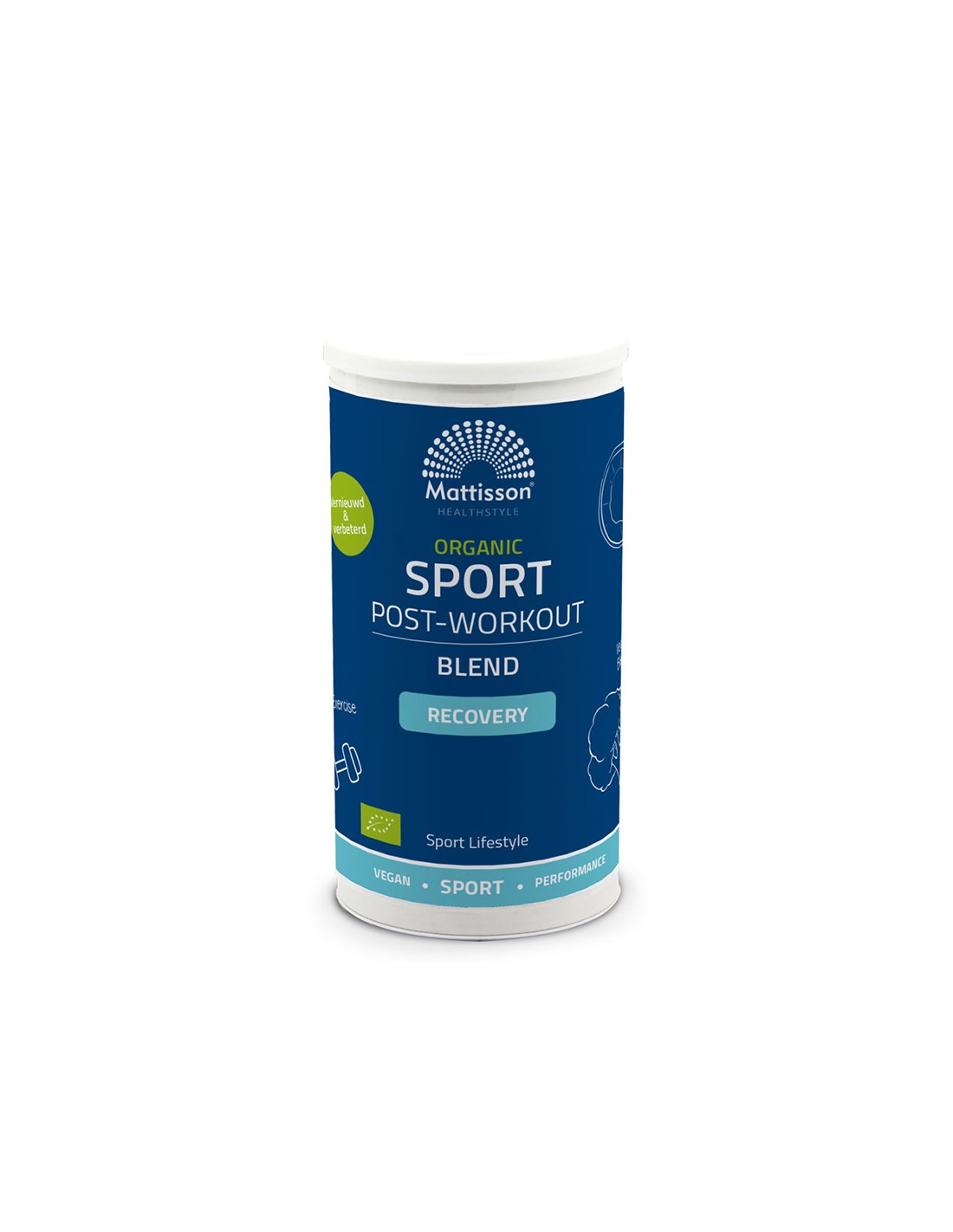 Keverék turmixokhoz edzés utáni Blend Recovery BIO, 250 g por