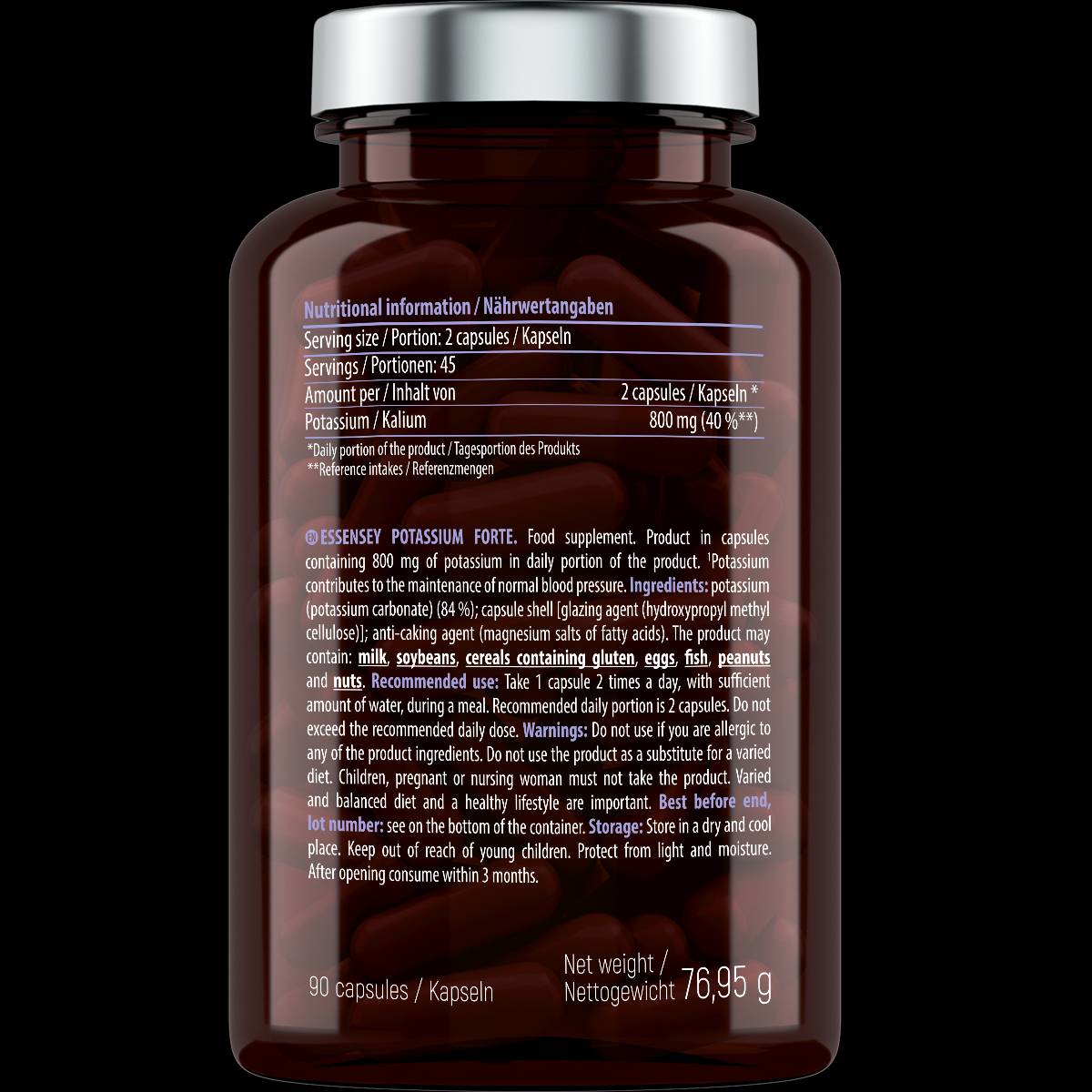 Potassium Forte 400 mg - 90 kapszula