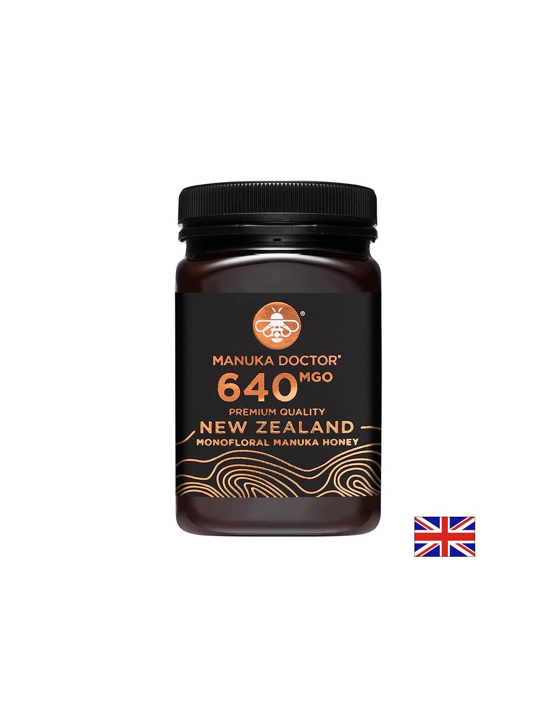 Prémium minőségű, monoflorális manuka méz (640 MGO), 500 g