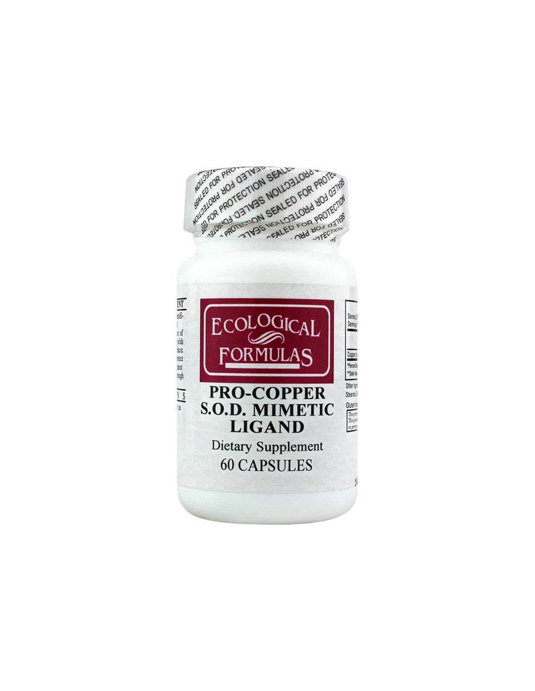 Pro-Copper SOD Mimetic Ligand, 60 kapszula Ökológiai Formulák