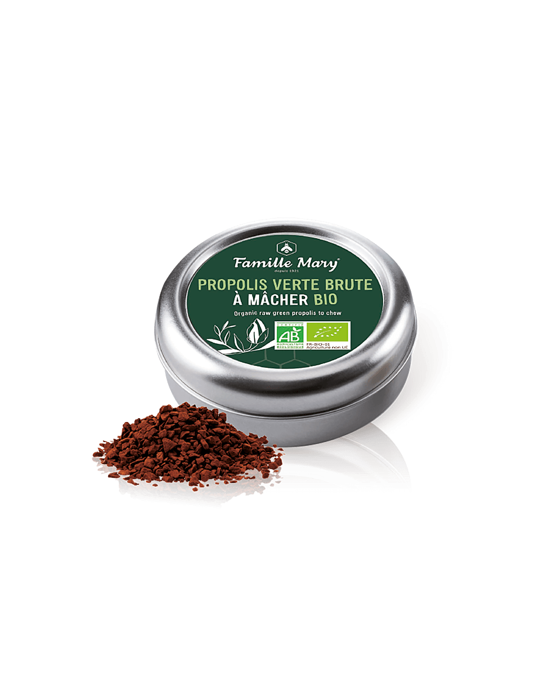 Bio nyers zöld propolisz rágáshoz - Propolis Verte Brute À Màcher Bio, 10 g