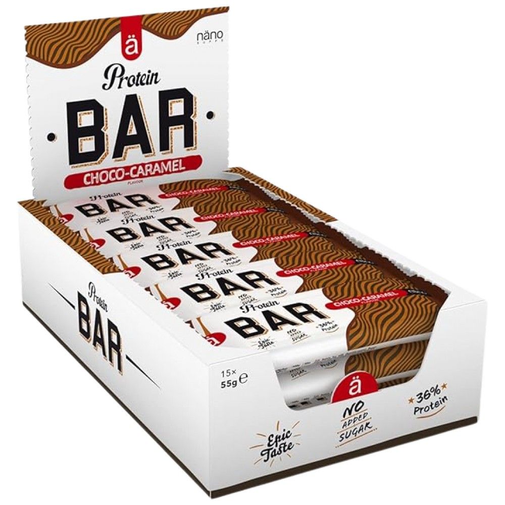 Protein Bar | Hozzáadott cukor nélkül - 15 x 55 gramm