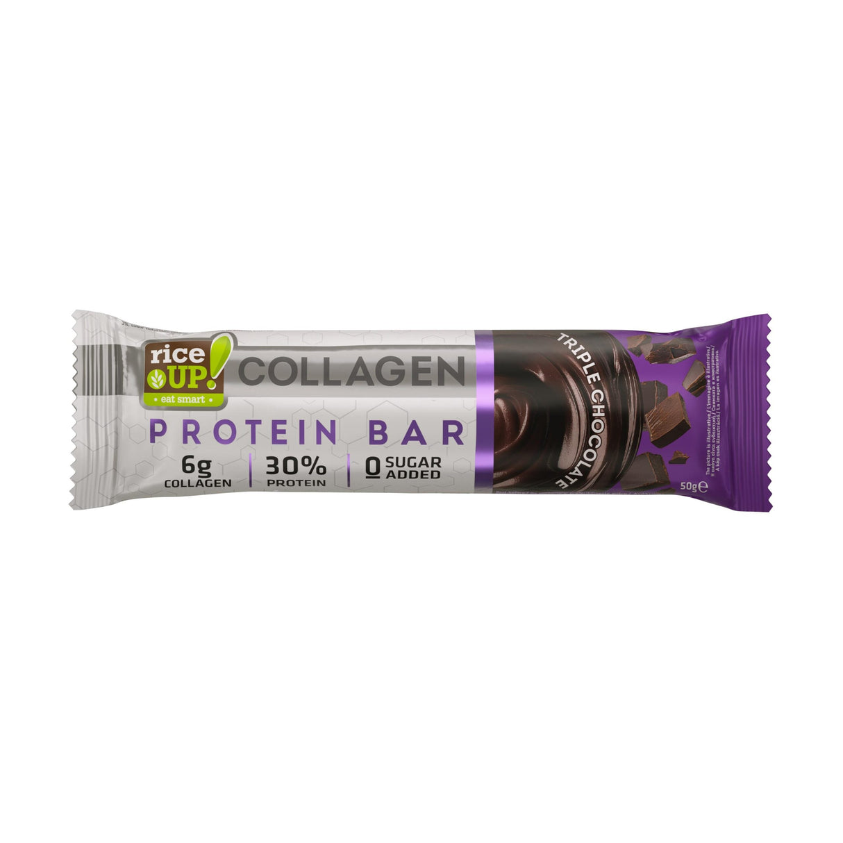 Fehérjeszelet 6 g kollagénnel & Hozzáadott cukor nélkül - 50g