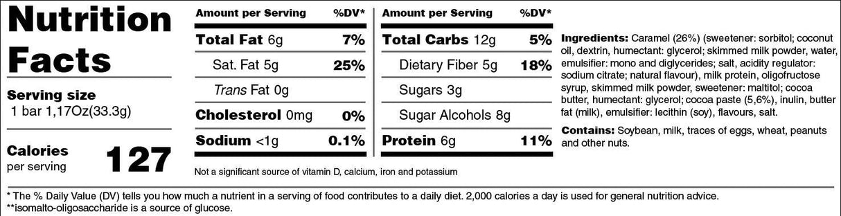 Protein Softy Bar | Hozzáadott cukor nélkül - 18 x 33,3 gramm