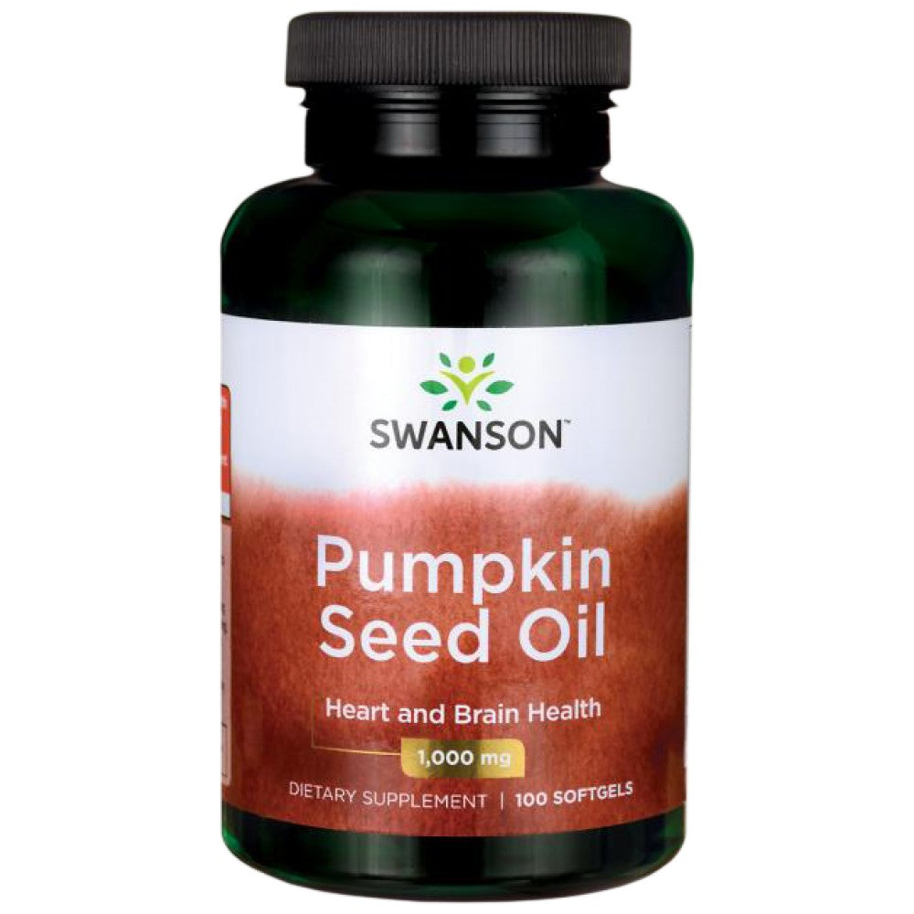 Pumpkin Seed Oil 1000 mg - 100 Gel capsules - Nutra Best Europe