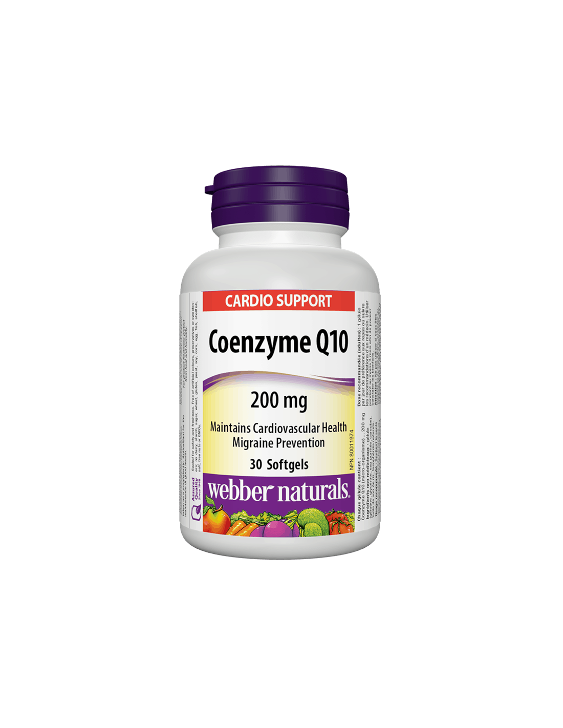 Szív egészsége és energia - Koenzim Q10, 200 mg x 30 db lágyzselé kapszula