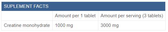 Creatine MAXX 1000 - 240 Tablets - Nutra Best Europe