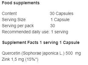 Quercetin Prémium 30 kapszula <tc>Olimp</tc>