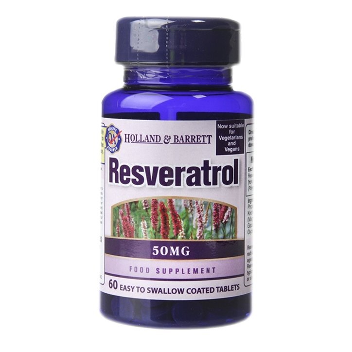 Resveratrol (Resveratrol) 50 mg 60 tabletta HOLLAND & BARRETT