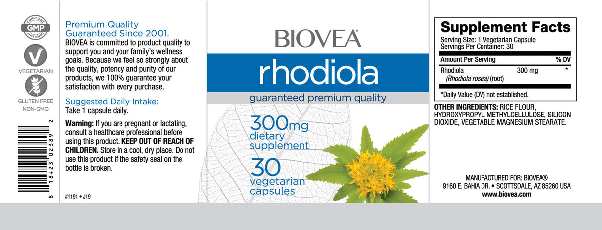 Rhodiola 300 mg/30 kapsz