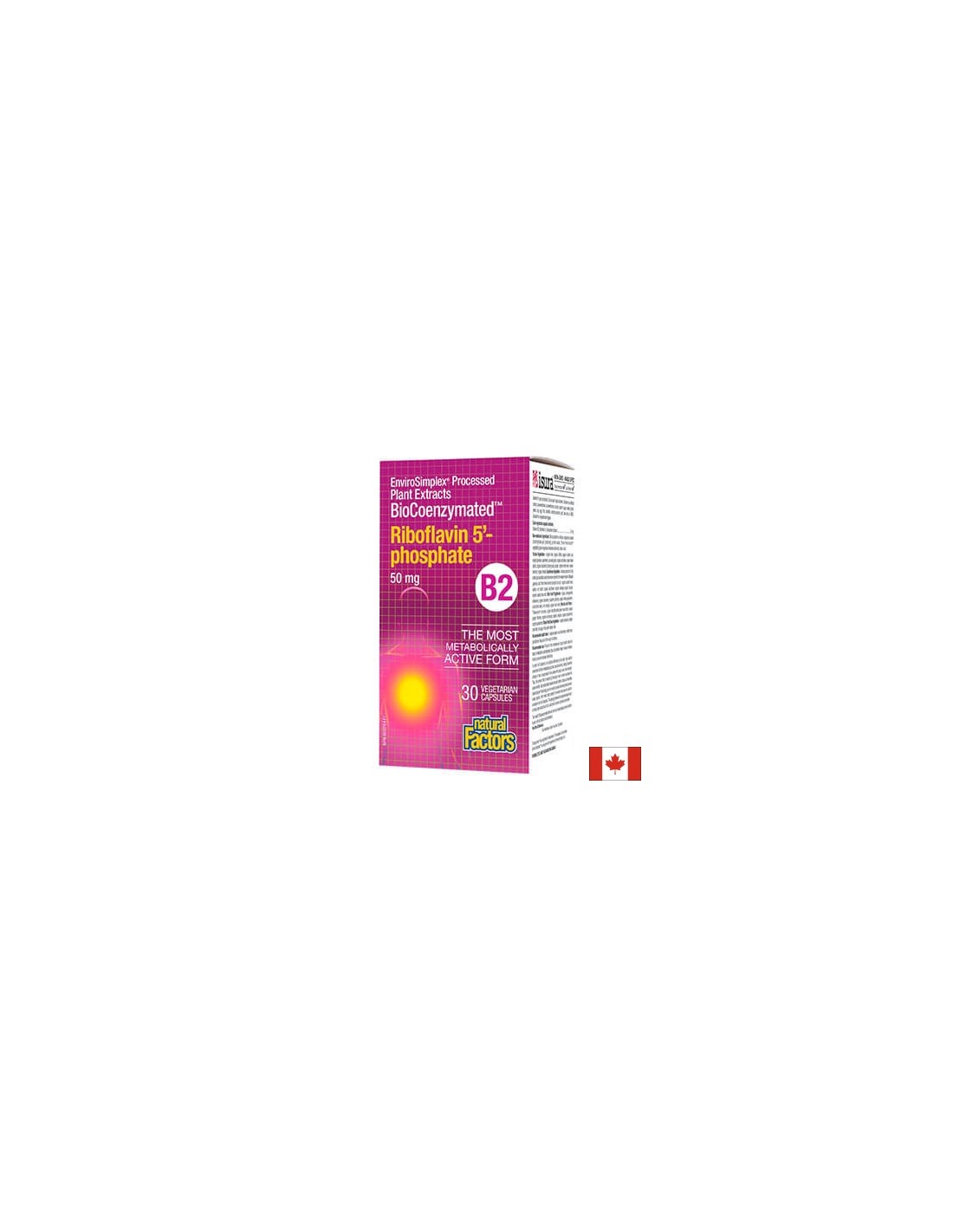 Biokoenzimezett Riboflavin 5 Phosphate B2 50 mg - 30 kapszula
