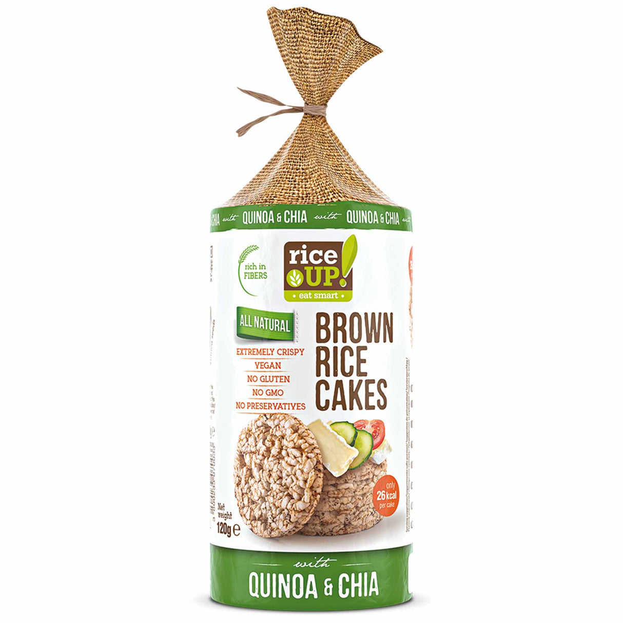 Rice UP! Barna rizs sütemények - 120 g