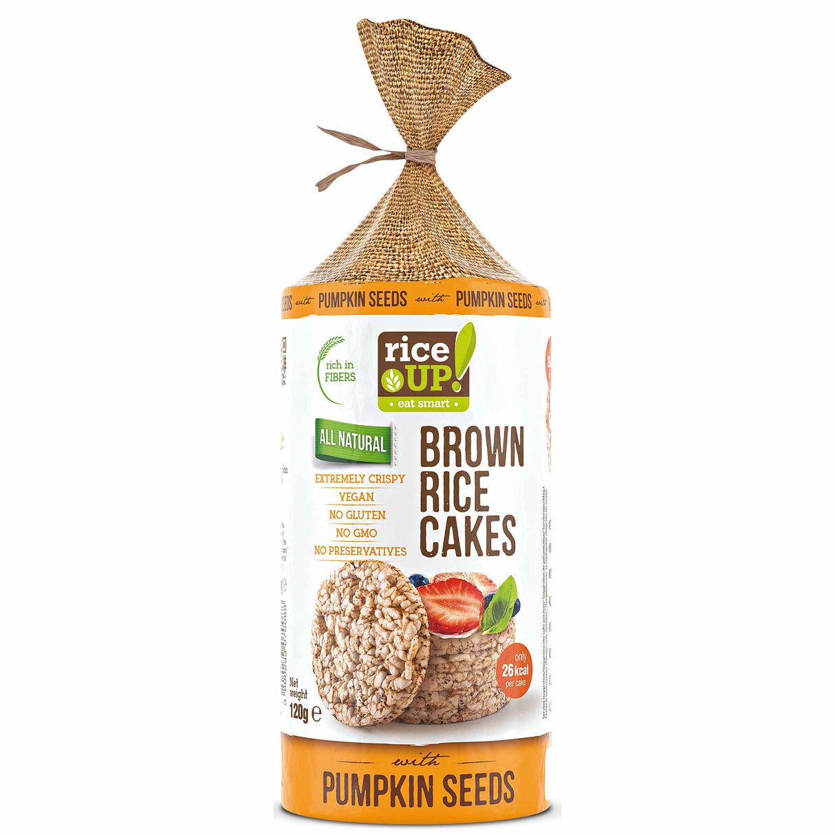 Rice UP! Barna rizs sütemények - 120 g