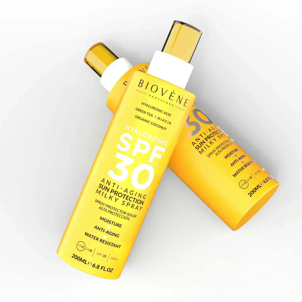 Fényvédő arcra és testre SPF 30 öregedésgátló hialuronsavval - 200 ml
