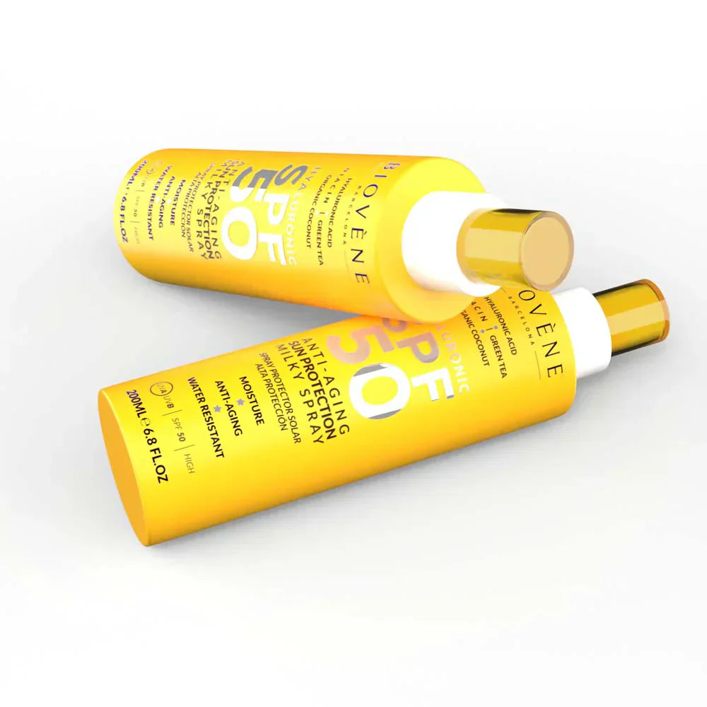 Fényvédő arcra és testre SPF 50 öregedésgátló hialuronsavval - 200 ml