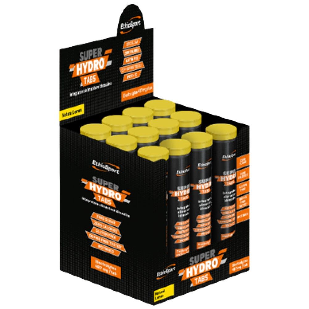 SUPER HYDRO TABS | Izotóniás pezsgőtabletta - 12 x 20 oldható tabletta
