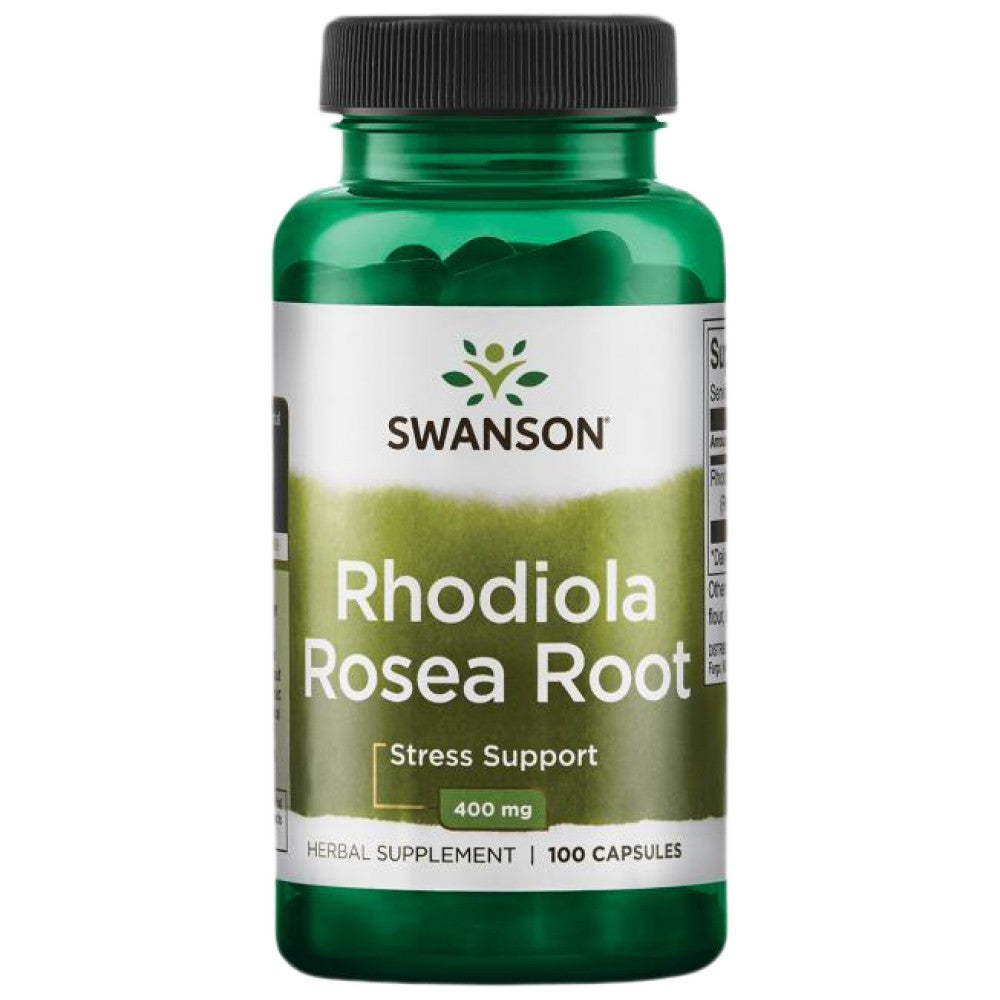 Rhodiola Rosea Root 400 mg - 100 capsules - Nutra Best Europe