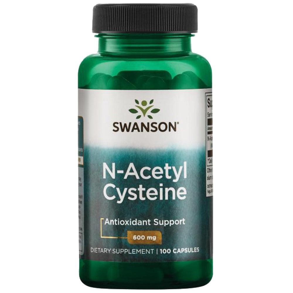 NAC N-Acetyl Cysteine 600 mg 100 capsules - Nutra Best Europe