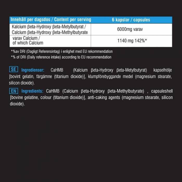 HMB Magnum 150 capsules - Nutra Best Europe