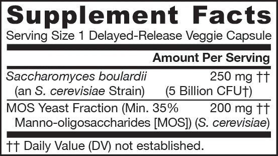 Saccharomyces Boulardii + MOS - 90 kapszula