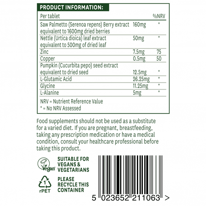 Saw Palmetto Complex 60 tabletta NaturesAid