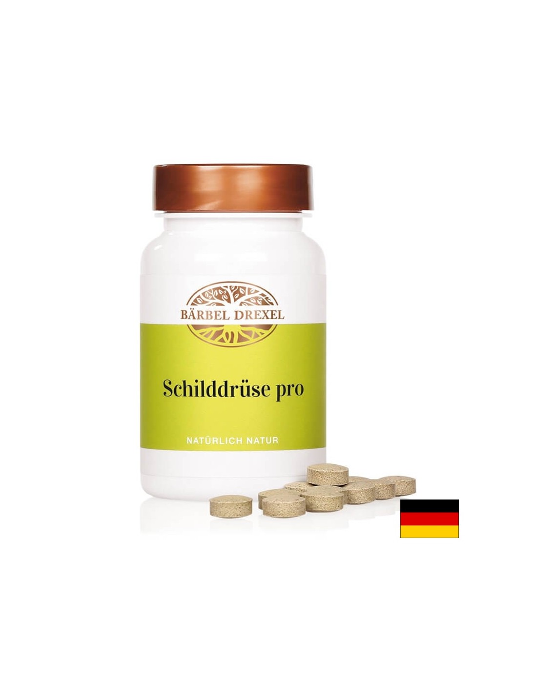 Schildrüse pro - Pajzsmirigy egészség szelénnel, D3-vitaminnal és gyógynövényekkel, 125 tabletta <tc>Bärbel Drexel</tc>