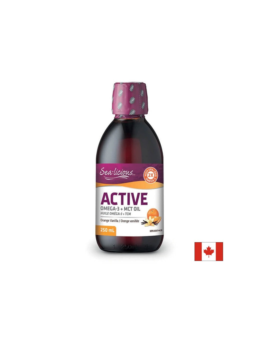 Sea-Licious® Aktív Omega-3 | D3-vitamin & MCT olaj - 250 ml