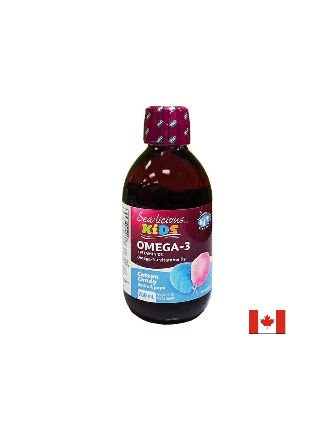 Sea-Licious® Kids Omega-3 + D3-vitamin/Omega-3 1500 mg + D3-vitamin 400 NE gyermekeknek, 250 ml <tc>Natural Factors</tc>