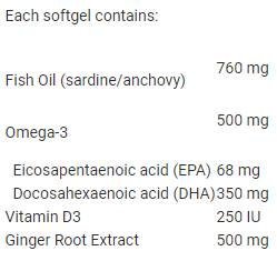 Sea Licious Omega 3 Belly To Baby DHA for Pregnant Women 816 mg 60 Gel capsules - Nutra Best Europe