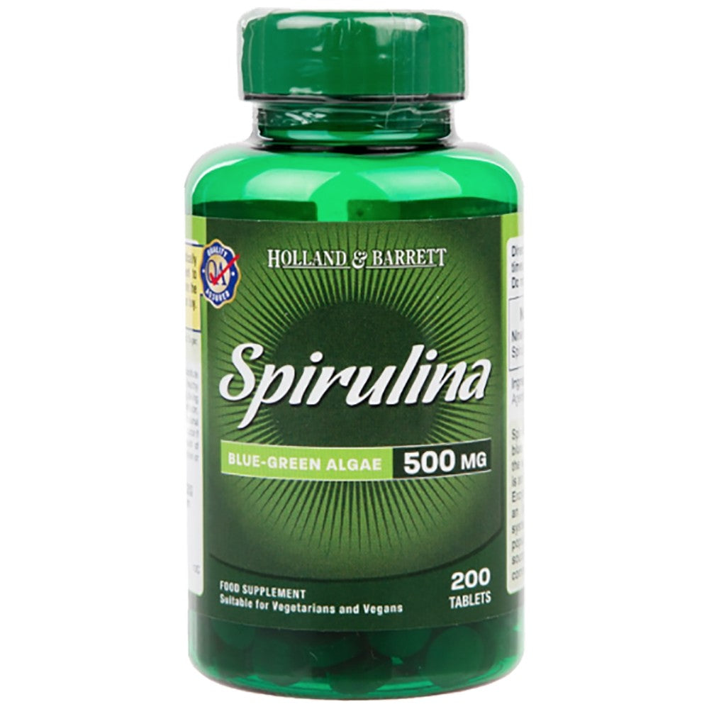 Spirulina 500 mg - 200 tabletta