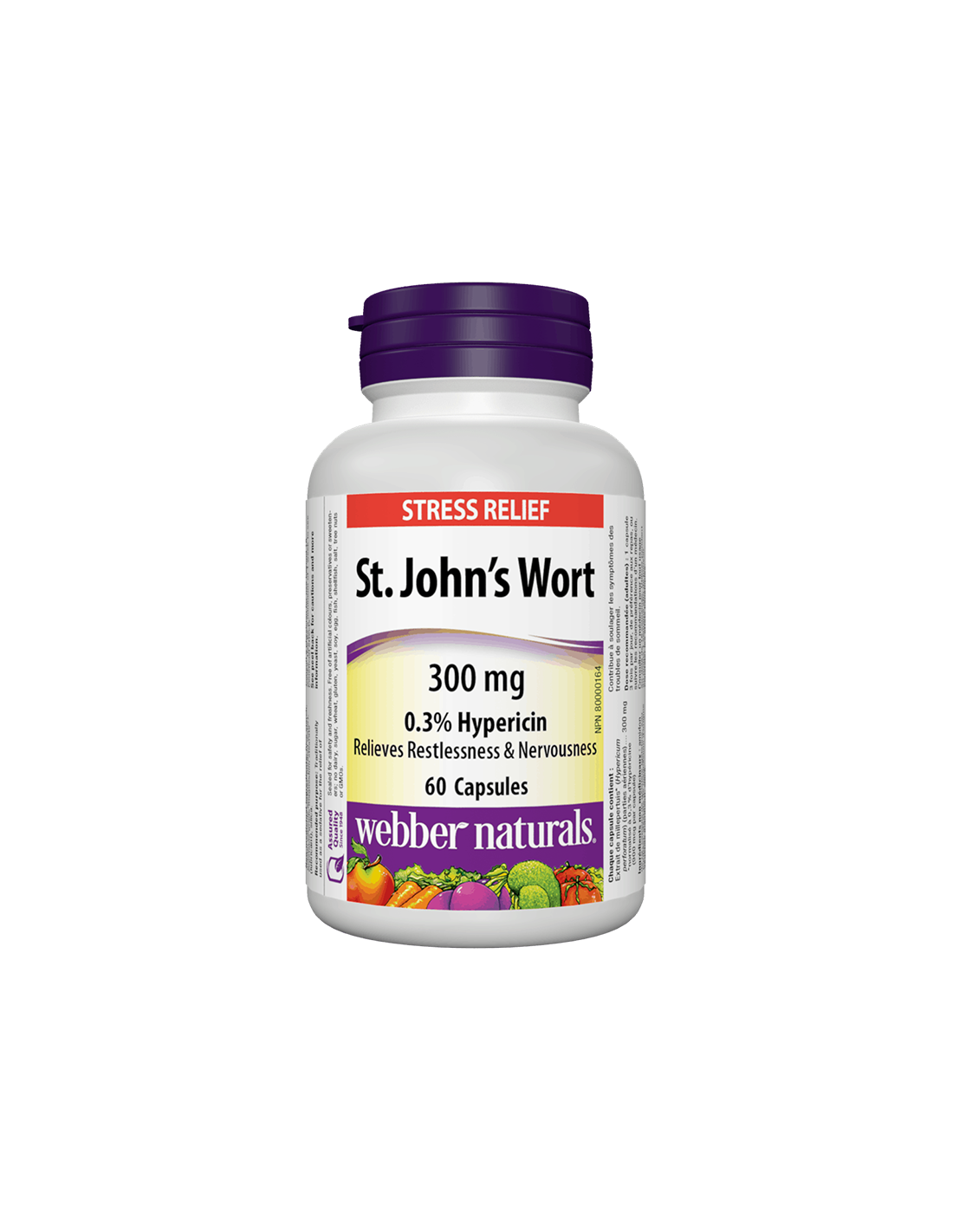 Orbáncfű, 300 mg, 60 kapszula <tc>Webber Naturals</tc>