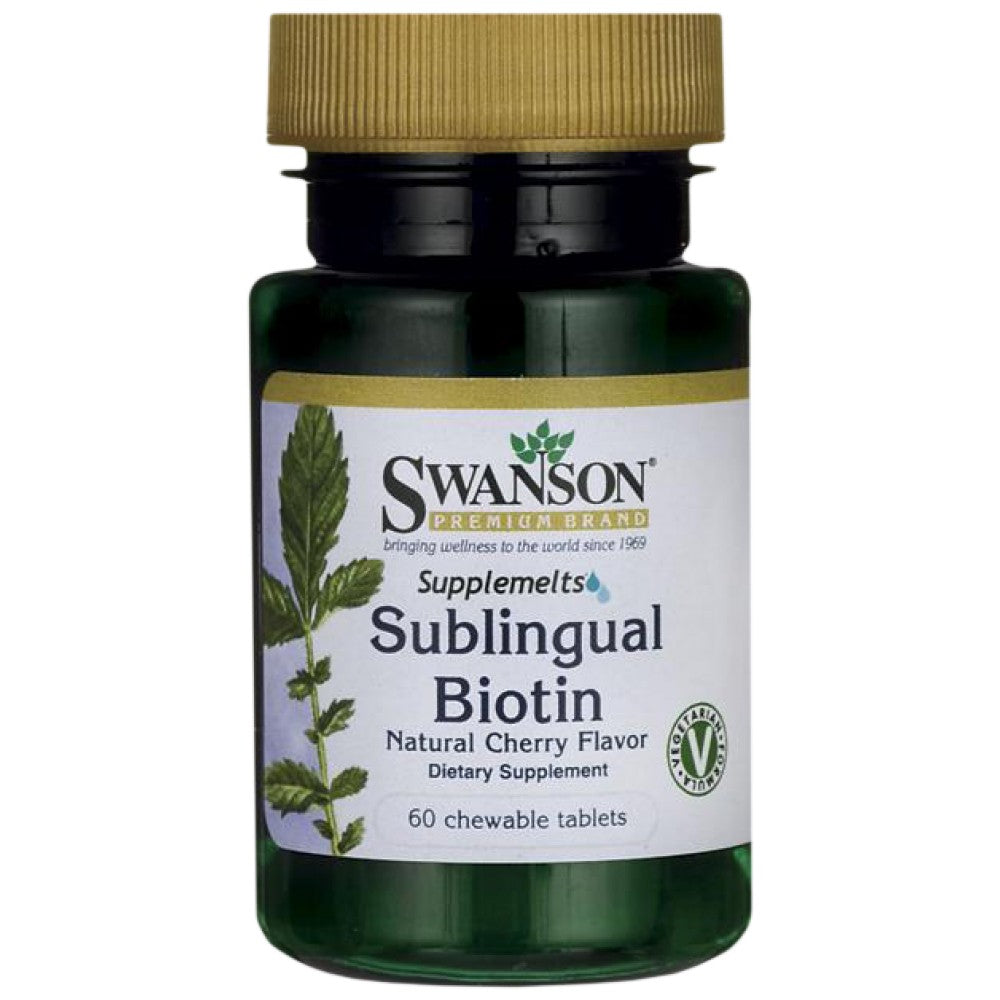 Szublingvális biotin 5000 mcg 60 rágótabletta