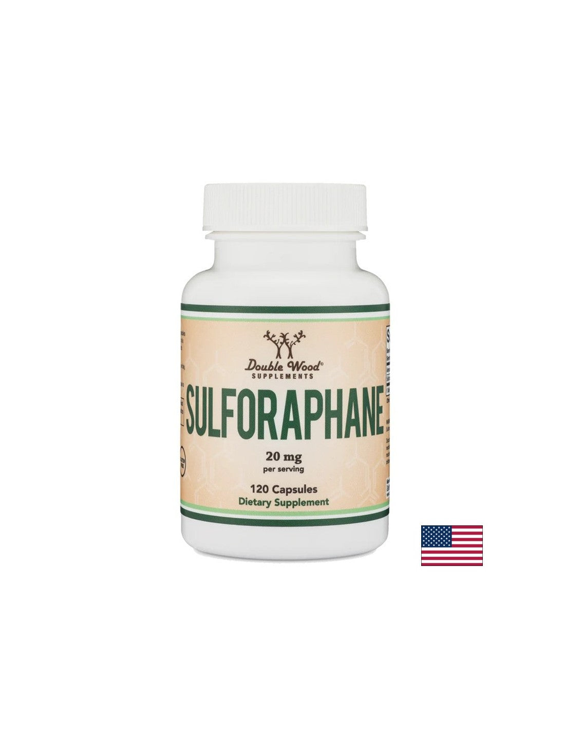 Antioxidáns - Szulforafán, 20 mg x 120 <tc>Double Wood</tc> kapszulák