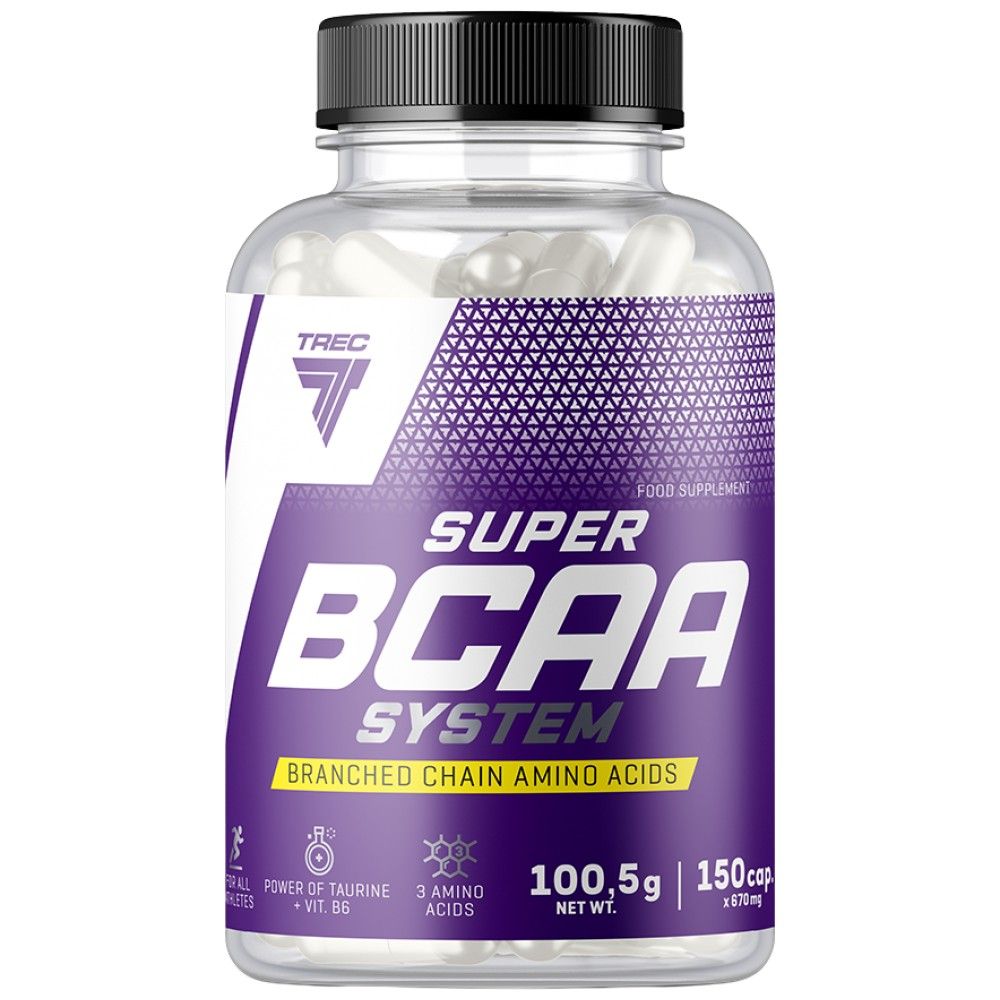 Super BCAA System Caps - 150 kapszula
