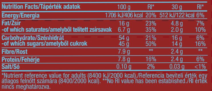 Szuper gyümölcsszelet/24 x 30 g