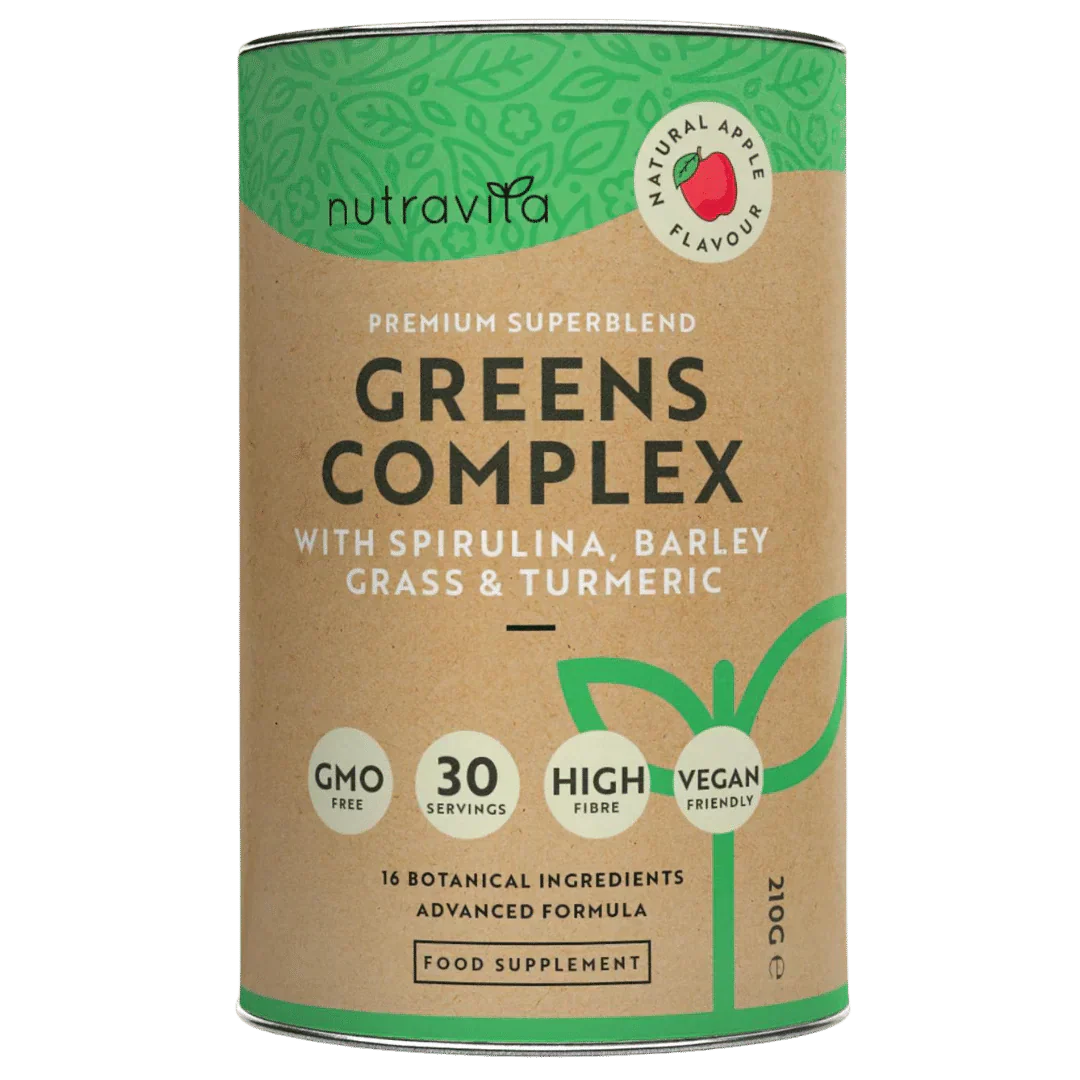 Super Greens Complex (18 hatóanyag) 200 g <tc>Nutravita</tc>