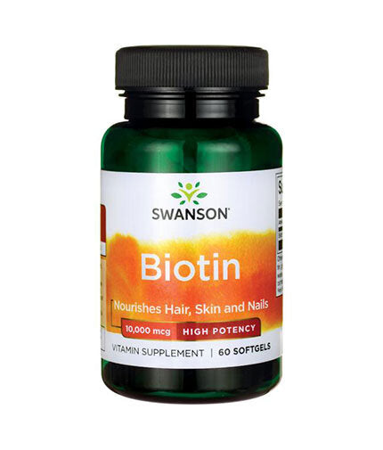 Super Strength Biotin 10 000 mcg - 60 gél kapszula