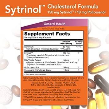 Sytrinol™ | Koleszterin formula Polico-val<tc>san</tc>ol - 120 kapszula