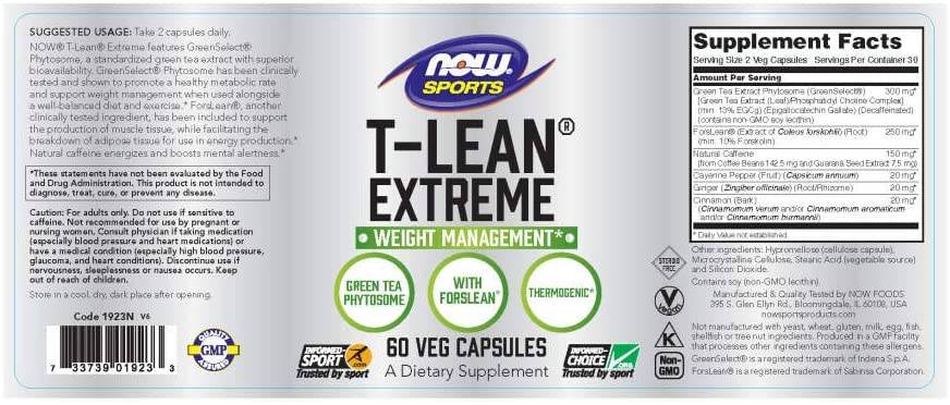 T-Lean Xtreme | Termogén égő - 60 kapszula