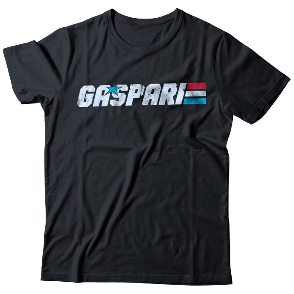 Póló/Gaspari fehér logó - fekete